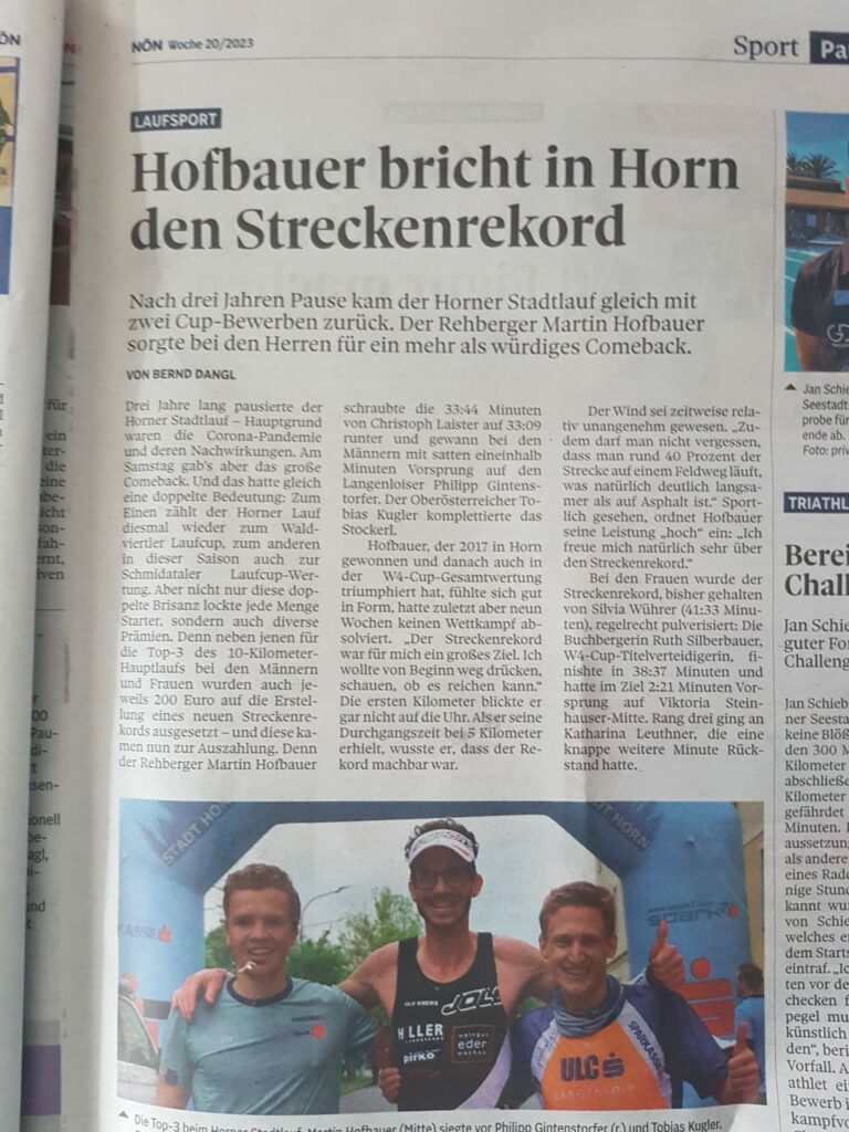 Horner Stadtlauf - NÖN Krems/Horn