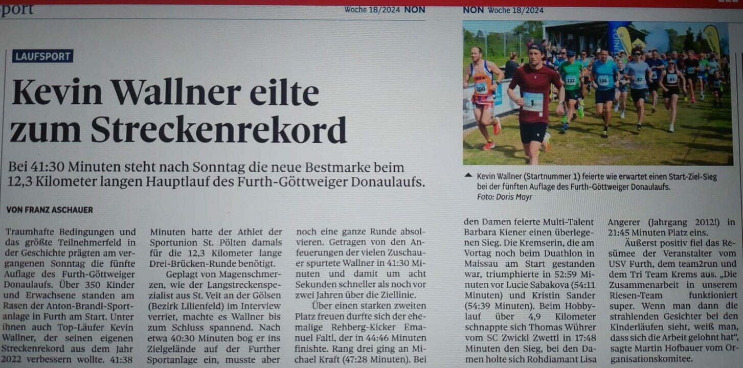 Furth-Göttweiger Donaulauf - NÖNKrems
