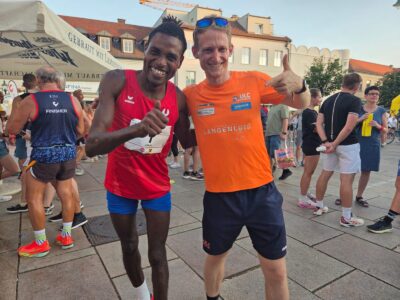 Sieger Jakob Mehamad und der Zweitplatzierte Philipp