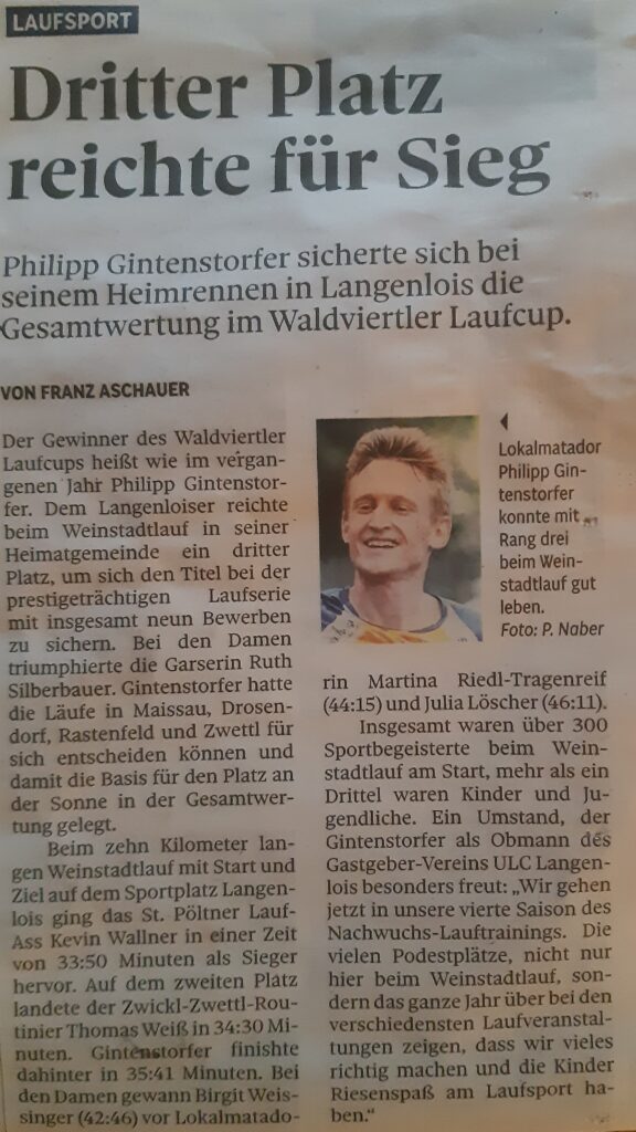 Weinstadtlauf- NÖN Krems